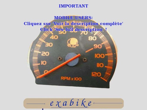 Tachometer for ducati - paso, 750