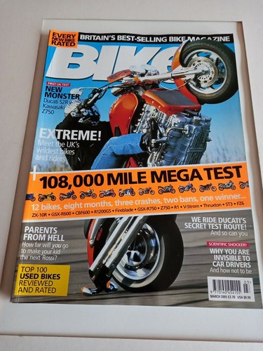 Bike magazine march - magazine,
