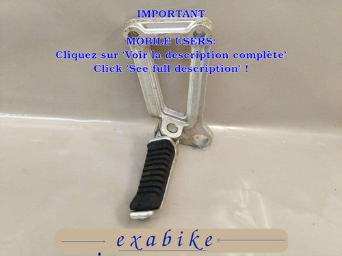 Right rear footrest plate - footrest, for