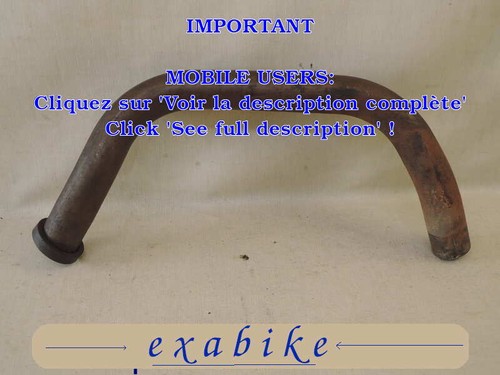 Rear cylinder exhaust pipe - pipe, for