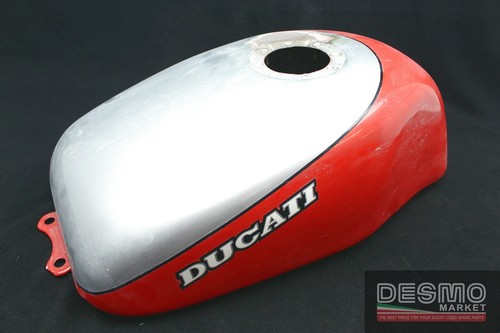 Grey red fuel tank - , ducati