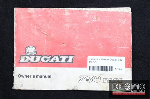 Booklet variants ducati - booklet, 750